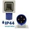 Walther-Werke Pin and Sleeve Inlet, 60A, 3Ã¸ 250 or 230, 3 Phase, 3 Pole, NEMA Not Rated 661409 - alternate 6