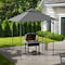 Sunjoy 8ft x 5ft Double Roof Grey Pop up Grill Gazebo with Portable Bag and Remote Control Light A103006111 - alternate 1