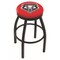 Holland Bar Stool Co 30" Blk Wrinkle New Mexico Swivel Bar Stool, Accent Ring L8B2B30NewMex - alternate 1