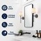 Jonathan Y Olivia 6.5" 1-Light Contemporary Traditional Candlestick Metal/Crystal LED Vanity, Black JYL9920B - alternate 10