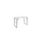 Dorel Home Furnishings 4-Ft. Folding Table, White Resin Top, Adjustable Height 14-488-WSP2TV - alternate 1