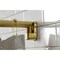 Kingston Brass 60"-72" Stainless Steel Adjustable Single Curved Shower Curtain Rod, Brushed Brass CC6727 - alternate 3