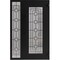 Vdomdoors Aluminum Door Iron 1688 Black Entry Steel Metal Classic Painted 48 x 80 (36+12 x 80)-Right Inswing IRON1688EXD-BLK-W36+12xH80-RH-I - alternate 4