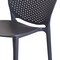 Homeroots Set of Four 30" Dark Gray Heavy Duty Plastic Low Back Bar Height Bar Chairs, 4PK 555084 - alternate 6