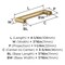 Amerock Revolve 3-3/4 inch (96mm) Center-to-Center Champagne Bronze Cabinet Pull, 10PK 10VMP36852CZ - alternate 2