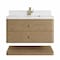James Martin Vanities Allamari 36" Single Vanity, Dune Mist w/ Single Hole 3 CM White Zeus Silestone Top D640-V36-DMS-3WZ - alternate 7