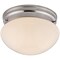 Boston Harbor Single Light Round Ceiling Fixture, 120 V, 60 W, 1-Lamp, A19 or CFL Lamp F13BB01-6854-BN - alternate 1