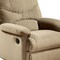 Homeroots 35" Beige Microfiber Recliner 374160 - alternate 3