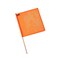 Mytee Products Safety Flags for Trucks w/Dowel, DOT Compliant-18ft x 18ft High Visibility Vinyl Mesh Warning Flags VMF-ORANGE - alternate 1