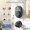 Wrightmaster 4 in 1 Corded Aluminum Smart Lock Deadbolt, Keyless Entry Door Lock with Fingerprint Digital, APP C ZR-DK50-BK - alternate 6