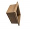 Homeroots Traditional Solid Teak Recessed Wall Mount Toilet Paper Holder 475867 - alternate 6