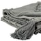 Homeroots 50" X 60" Gray Cotton Woven Geometric Throw Blanket with Tassels 518850 - alternate 7