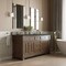 James Martin Vanities Brookfield 72" Double Vanity, Pecan, w/ 3 CM Charcoal Soapstone Silestone Top 547-V72-PCN-3CSP - alternate 7