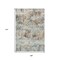 Homeroots 9' X 12' Midnight Ivory And Beige Abstract Washable Indoor Outdoor Area Rug 643581 - alternate 6