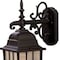 Homeroots Dark Brown Window Pane Lantern Wall Light 398601 - alternate 5