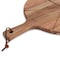Gibson Elite 2 Piece Acacia Wood Serving Board and Pizza Cutter Set in Brown 143827.02 - alternate 5