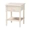 Baxton Studio Braith Farmhouse Ivory Spindle Wood Queen Size 4-Piece Bedroom Set with Two Nightstands 258-14205-14249-14209-14209-ZORO - alternate 7