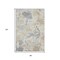 Homeroots 8' X 10' Beige Charcoal And Gray Abstract Washable Indoor Outdoor Area Rug 643592 - alternate 4