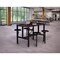 Regency Endure Standing Height Collaborative Table & Chair Set with 4 Pull-Out Stools, Walnut Top 9004-WLT-DVN - alternate 7
