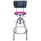 The Original Pink Box Swivel Shop Stool w/ Backrest, Pink PB34SS - alternate 4