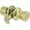 Prosource Passage Knob, Metal, Polished Brass, 2-3/8 to 2-3/4 in Backset, 1-3/8 to 1-3/4 in Thick Door TS730V-PS - alternate 1
