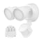 Globe Electric globe Security Flood Light, 120 V, LED Lamp, Bright White, 1400 Lumens, 4000K Color Temp, Plastic Fixture 17000201 - alternate 5