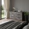 Homeroots 61" Grey Faux Marble Solid Manufactured Wood Six Drawer Double Dresser 490814 - alternate 4