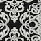 Homeroots 9' X 12' Black And Ivory Damask Washable Indoor Outdoor Area Rug 614411 - alternate 7