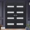 Sartodoors Slab Barn Door Panel Frosted Glass 42x80 Solid Core Modern Interior VEREGIO7455S-ANT-42 - alternate 4