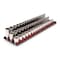 Tekton 3/8 In. Dr. Shallow, Semi-Deep, and Deep 6-Point Socket Set w/Rails and Trays, 57-Piece (6 - 24 mm) SHD91124 - alternate 1