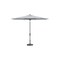 Treasure Garden 9 ft Patio Umbella, aluminum, fiberglass ribs, outdoor, port Mercury Stripe UM840-09 7960 port Mercury Stripe - alternate 1