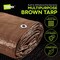 Tarpex Multipurpose Tarp, 20 ft x 20 ft, 5 Mil, Brown, Polyethylene BRT-TA-2020 - alternate 3