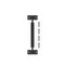 National Hardware Industrial Gate Pull, 8-13/16 in L Handle, Zinc Alloy, Black N166-032 - alternate 3