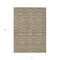 Homeroots 3' X 5' Orange Copper And Gray Striped Washable Indoor Outdoor Area Rug 587920 - alternate 9