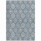Homeroots 3' X 5' Navy Blue Ivory And Taupe Floral Medallion Washable Indoor Outdoor Area Rug 614605 - alternate 8