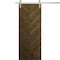 Sartodoors Modern Barn Door 18 x 80 inches, Ego 5005 Marble Oak, 6.6FT Silver Rail Track Heavy Hardware Set ,  EGO5005BD-S-DMR-18 - alternate 1