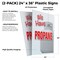 Signmission We Have Propane, Plastic Signs Only 24 Inch x 36 Inch, Corrugated Plastic, 2PK CSB-2436-2PACK-We Have Propane - alternate 2