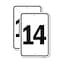 Signmission Sign with Number '14, 18'' X 24'' 2 Signs, Heavy Gauge Aluminum, 2PK A-1824-2PACK-22908 - alternate 1