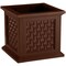 Pure Garden Rattan Style Outdoor Planter Box 14.65-Inch-Square Decorative Flower or Plant Pot 50-LG1470 - alternate 6