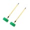 Mytee Products 10in Green Bi-Level Bristles Car Wash Brush with Handle - Extends 4-1/2ft to 8ft, 2PK EXTBH-48x2 - alternate 7