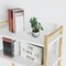 Acrimet Clear Plastic Bookends 1 Pair, Book Holder (White), 2PK 290.6 - alternate 5