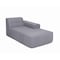 Deko Living 4 Piece Gray Outdoor Compressed Foam Sectional Sofa Lounger and Table Set COP30018 - alternate 5