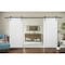 Sartodoors Double Barn Interior Door, 84" x 80", White QUADRO4111DB-WS-84 - alternate 1