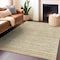Homeroots 8' X 10' Sage Striped Washable Indoor Outdoor Area Rug 607977 - alternate 6