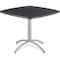 Cafeworks Square Cafe/Breakroom Table, Graphite Granite - 42" Square x 29"H, 42" W, 42" L, 29" H, Graphite 65688 - alternate 1