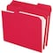 Pendaflex FOLDER, LTR, DBL, 11PT, 1/3, RED, 100PK R15213RED - alternate 1