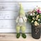 Homeroots 30" Green and White Fabric Christmas Standing Gnome Tabletop Sculpture 493009 - alternate 5
