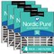 Nordic Pure 20x25x5 Plus Carbon Pleated Air Filter, High Capacity, MERV 14, 4 PK 20x25x5ABM14+C-4 - alternate 1