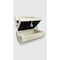 Horizon Mfg Premium Series Pontoon Flip Flop Seat Cushion Set with Base White/Navy/Blue 3013-3020-AADK - alternate 2