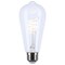 Satco 6W LED Reminiscent Flex Gray Coil Filament ST19 Medium Base 2700K CCT Clear 120 Volt S10520 - alternate 5